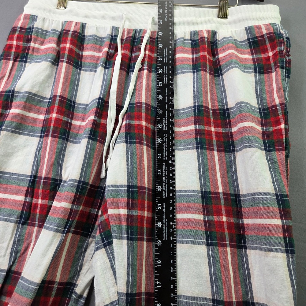 Stars Above Pajama Pants Womens XL Red Plaid Perfectly Cozy Flannel Joggers - Picture 6 of 8